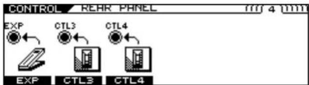 ROLAND VG-99 - Select the controller you want to set with PAGE [ ] and [F1]–[F6]. - 4