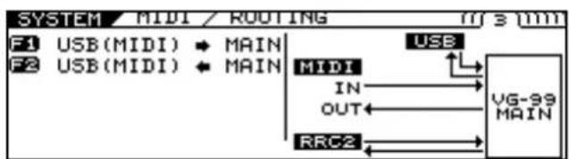 ROLAND VG-99 - MIDI ROUTING - 2