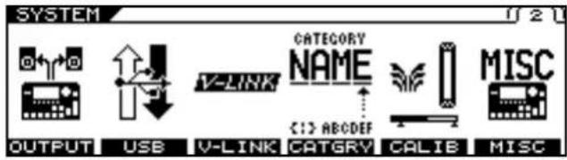 ROLAND VG-99 - Press PAGE [][] to go to Page 2. - 1
