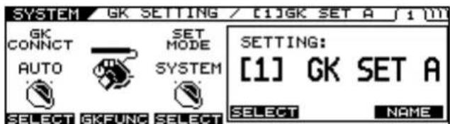 ROLAND VG-99 - Press [F3] (GK). - 1