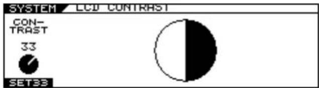 ROLAND VG-99 - Adjusting the Screen's Contrast - 2