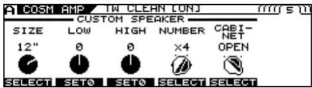 ROLAND VG-99 - Customizing the Speaker - 2