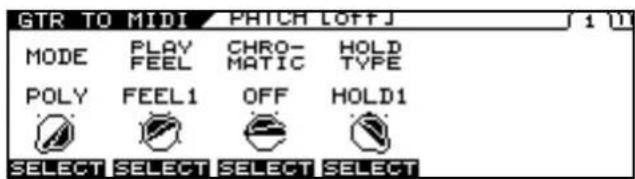 ROLAND VG-99 - Selecting How the Hold Functions (HOLD TYPE) - 1