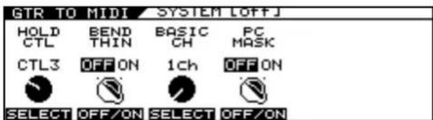 ROLAND VG-99 - Preventing Transmission of Program Change Messages (PC MASK) - 1