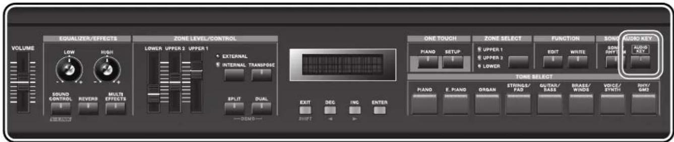 ROLAND RD-300GX - Performing with Audio Files ([AUDIO KEY] Button) - 3