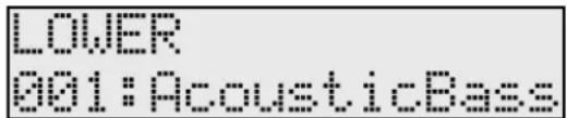 ROLAND RD-300GX - Press the [SPLIT] button, getting the indicator to light. - 1