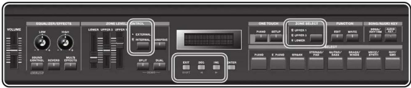ROLAND RD-300GX - Setting the MIDI Transmit Channel (MIDI OUT Channel) - 1