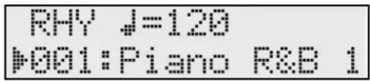 ROLAND RD-300GX - Changing Rhythm Pattern - 1