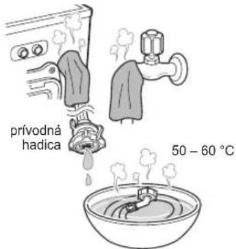 prívodná hadica 50 - 60 °C