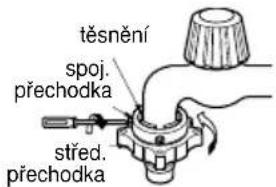 těsnění spoj. přechodka střed. přechodka