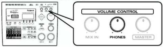 VOLUME CONTROL MIX IN PHONES MASTER