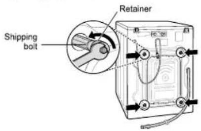 Shipping bolt Retainer FC 301