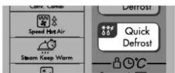 LG MC-8044NLC - Press QUICK DEFROST once. - 1
