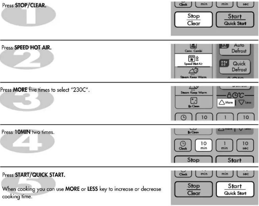 LG MC-8044NLC - Speed Hot Air Cooking - 2