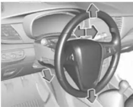 OPEL Mokka (2019) - Ρύθμιση τιμονιού - 1