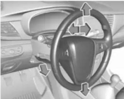 OPEL Mokka (2019) - Ρύθμιση του τιμονιού - 1