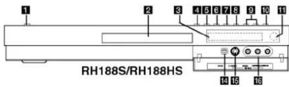 1 2 3 4 5 6 7 8 9 10 11 RH188S/RH188HS 14 15 16