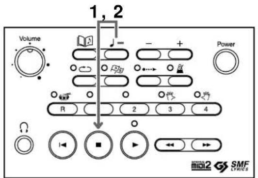 ROLAND MT-90S - テンポ変化のない演奏にして練習しましょう - 1