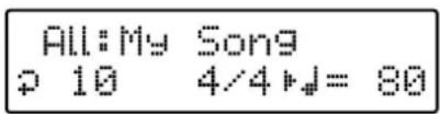 All: My Song p 10 4/4# = 80