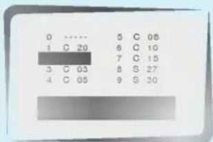 0 ...... 1 C 20 3 C 03 4 C 05 5 C 08 6 C 10 7 C 15 8 S 27 9 S 30