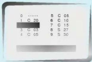0 .... 1 C 20 3 C 03 4 C 05 5 C 08 6 C 10 7 C 15 8 S 27 9 S 30