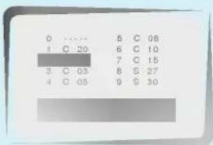 0 ...... 1 C 20 3 C 03 4 C 05 5 C 08 6 C 10 7 C 15 8 S 27 9 S 30