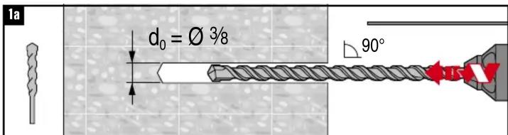 1a d₀ = Ø 3/8 90°