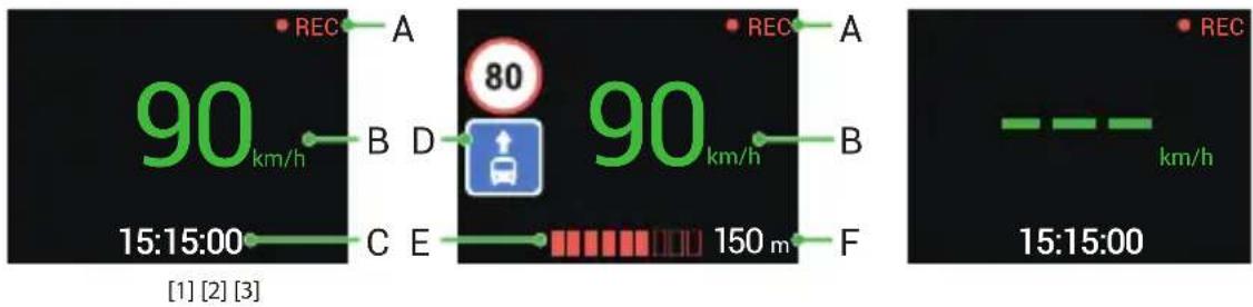 Navitel R300 GPS - Digitálny merač rýchlosti a Informácie o kamere - 1