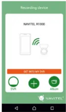 Recording device NAVITEL R1000 GET INTO MY DVR DVR + Album NAVITEL®