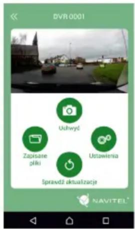 DVR 0001 Uchwyć Zapisane pliki Ustawienia Sprawdź aktualizacje NAVITEL®