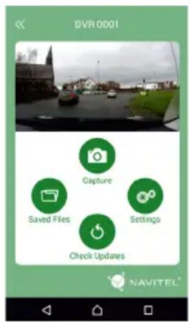 DVR 0001 Capture Saved Files Settings Check Updates NAVITEL®