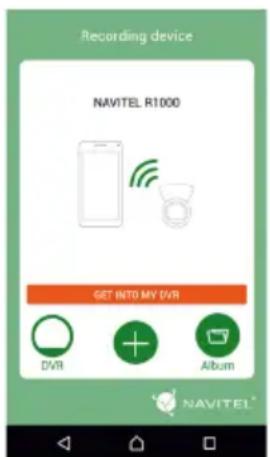Recording device NAVITEL R1000 GET INTO MY DVR DVR + Album NAVITEL®