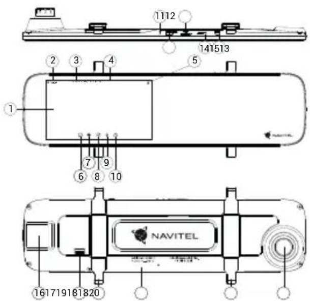 1112 141513 2 3 4 5 ① 7 9 6 8 10 NAVITEL 161719181820