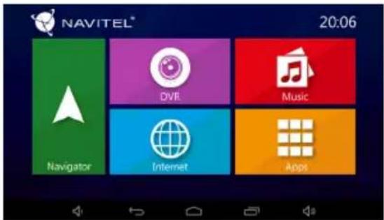NAVITEL® 20:06 Navigator DVR Music Internet Apps