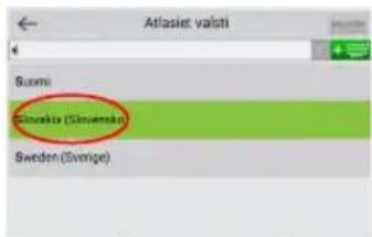 Atlasjet valsti Suomi Slovakia (Slovenska) Sweden (Sverige)
