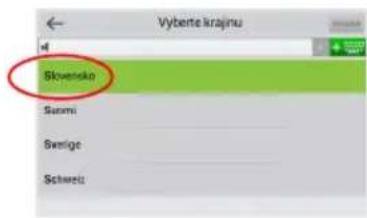 Vyberte krajinu Slovensko Summi Sverige Schweiz