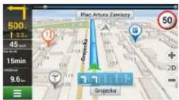 500 2.2- 45 min 15min 9.6 Plac Artura Zawlszy 50 Grojecka 7 Grojecka