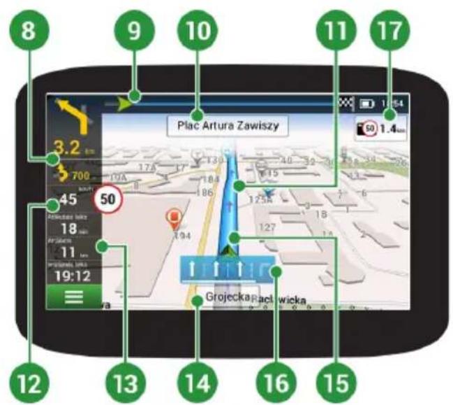 8 9 10 11 17 Plac Artura Zawiszy 3.2 700 45 50 18 11 19:12 Grojeckarackiewka 12 13 14 16 15