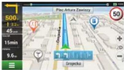 500 1 2.2- 45 min 15 min 9.6 km Plac Arbura Zawiszy Grojecka Grojecka 50 2D -