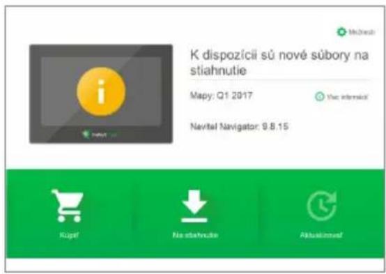K dispozícii sú nové súbory na stiahnutie Mapy: Q1 2017 Navitel Navigator: 9.8.15 Küpf No stahnutie Aktualinnat