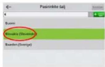 Pasinkite (sai) Suomi Slovakia (Slovenska) Sweden (Sverige)