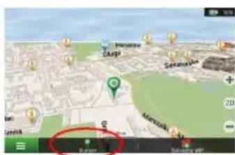 Navitel MS600 - Marsruut kaardil valitud punktini - 1