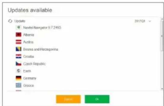 Updates available Update Navitel Navigator 9.7.2450 Albania Austria Bosnia and Herzegovina Croatia Czech Republic Earth Germany Greece 2017Q1 OK