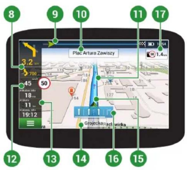 8 9 10 11 17 Plac Artura Zawiszy 3.2 km 700 45 50 19:12 Grojecka Raclżicka 1 1 1 12 13 14 16 15