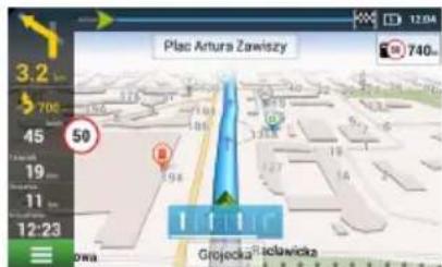 Plac Artura Zawiszy 740m 3.2 706 45 50 19 11 12:23 Grojecka i scolawicka