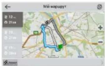 Мій мәршүрт R 12... 21km R 19... 21km R 18... 38km +
