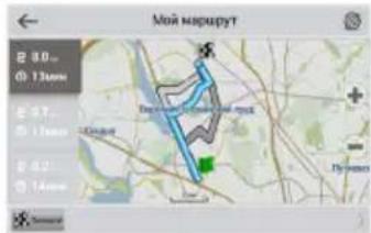 Мой маршрут 80 13mm 97 13mm 62 14mm Благоде 250km² Компетон 250km²