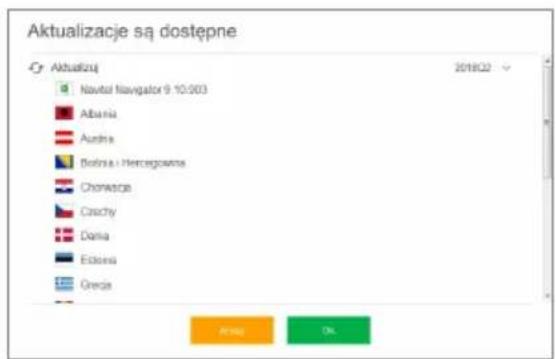 Aktualizacje są dostępne Aktualizu: Navitel Navigator 9:10.503 Albania Austria Bolivia + Herzegovina Chonwacja Crachy Dania Esosnia Greece 2018Q2 POMO ON