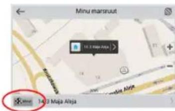 Minu marsruut Umin 143 Maja Aleja