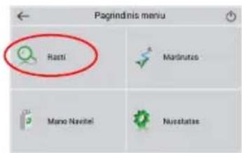 Pagrindnis menu Rasti Martinus Mano Navitel Nusatulas